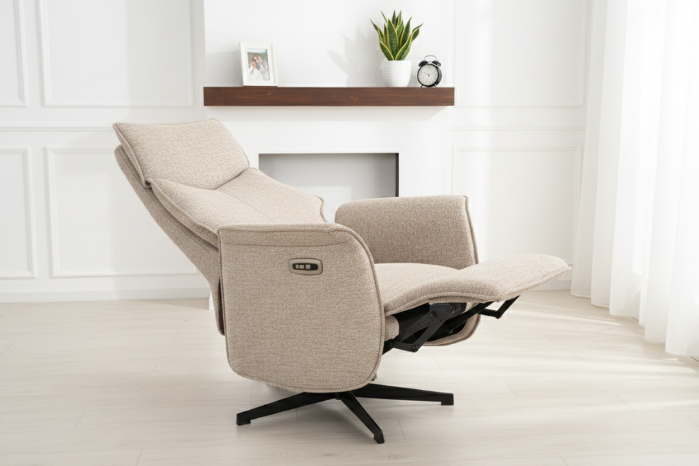 Relaxsessel Luna mit ausgefahrener Fußstütze